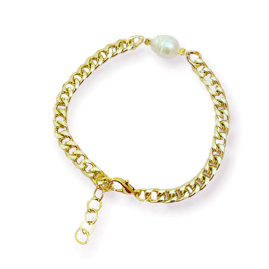 One Pearl Bracelet
