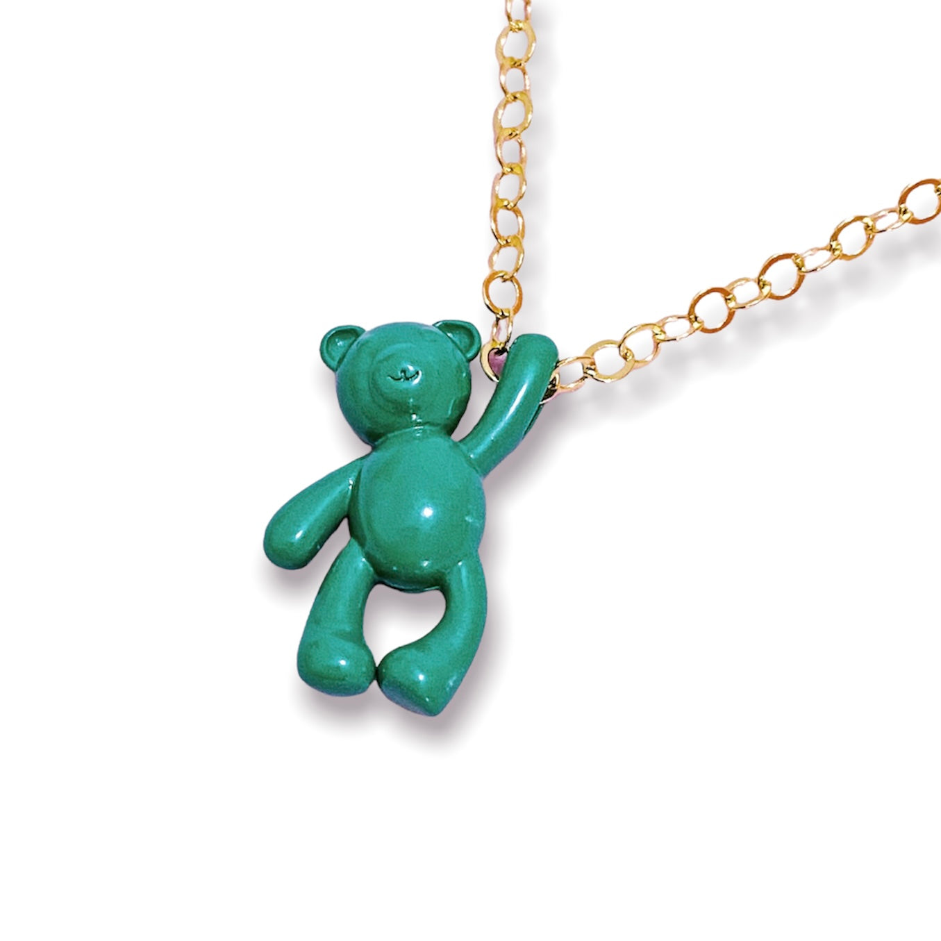 Green Bear Necklace
