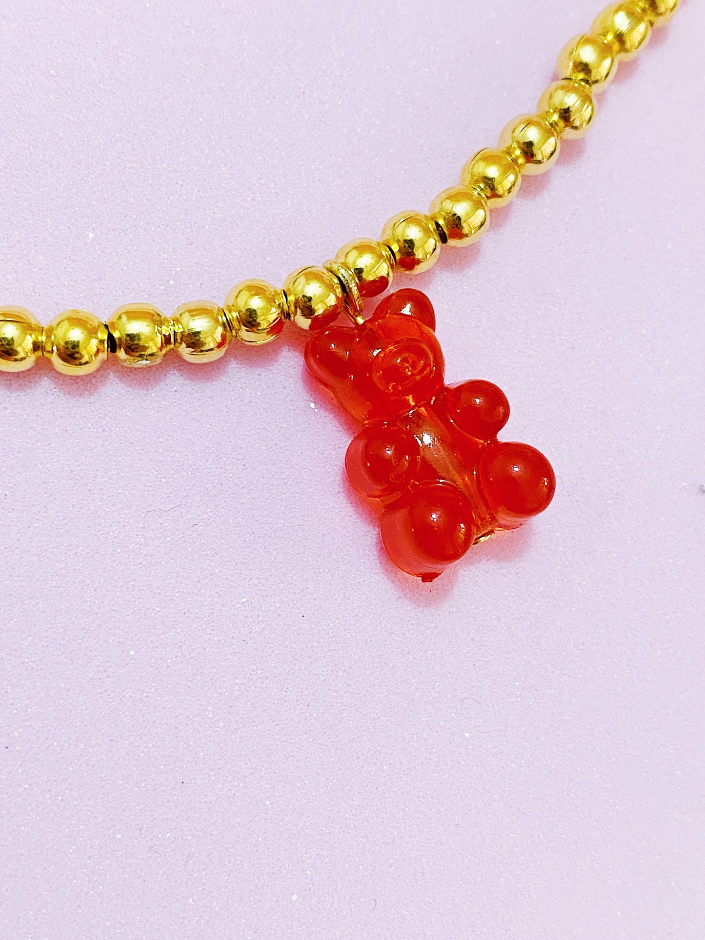 Red Gummy Bear Necklace