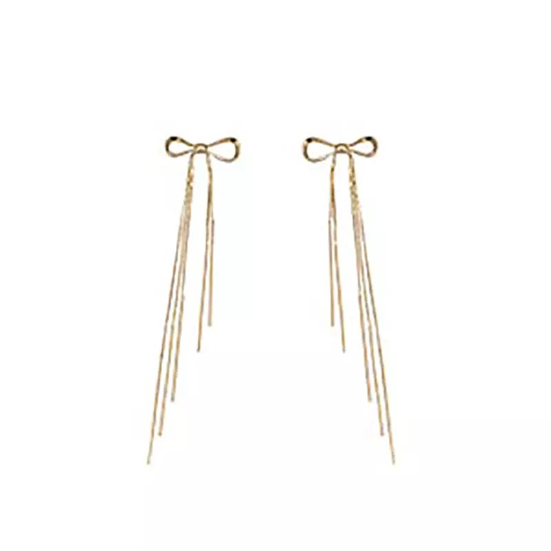 Gold Bow Earrings - ROCKmint