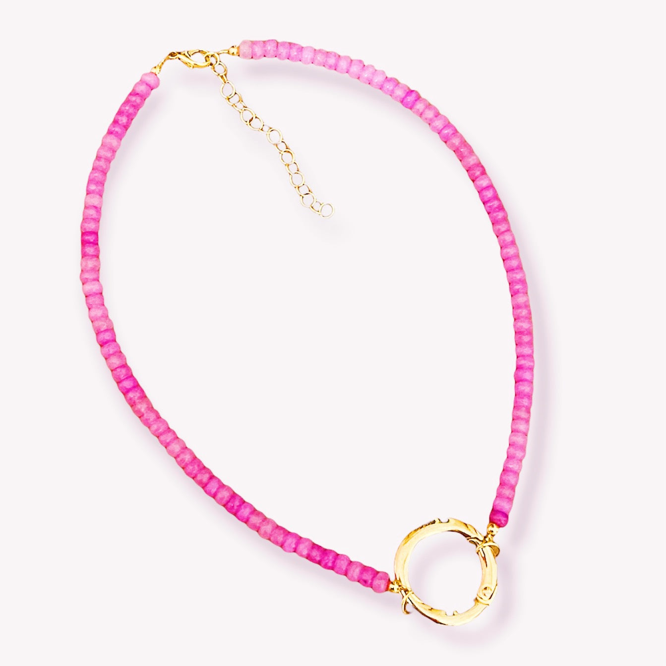 Pink Jade Necklace - ROCKmint