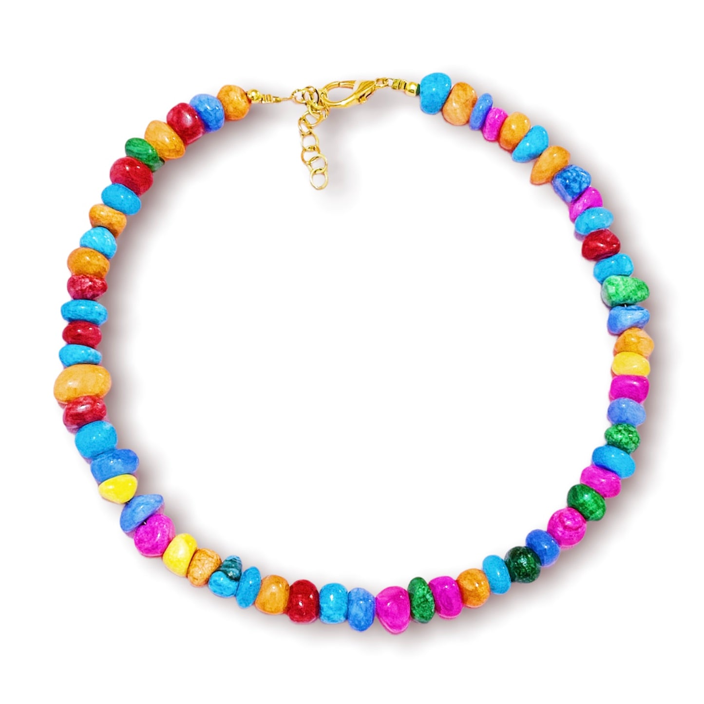 Rainbow Nugget Necklace