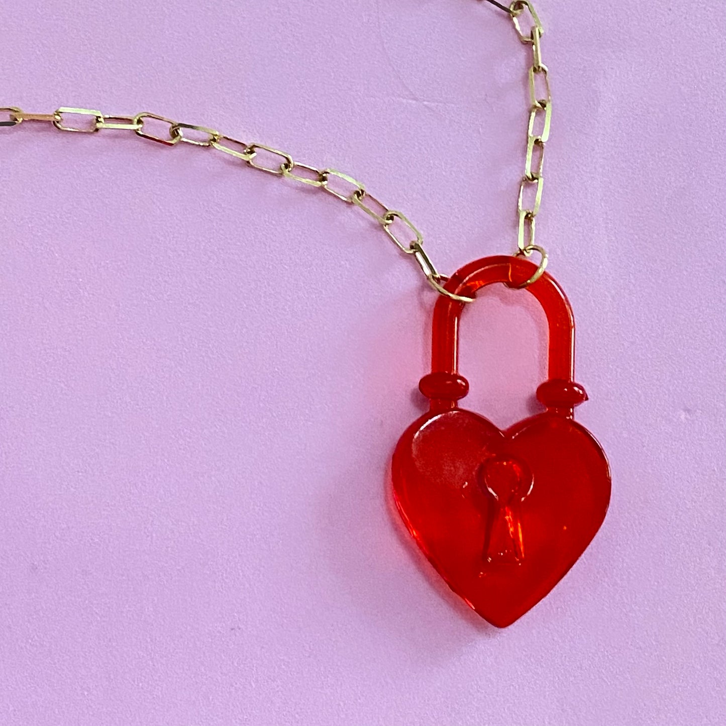 The Lock Of My Heart R Necklace - ROCKmint