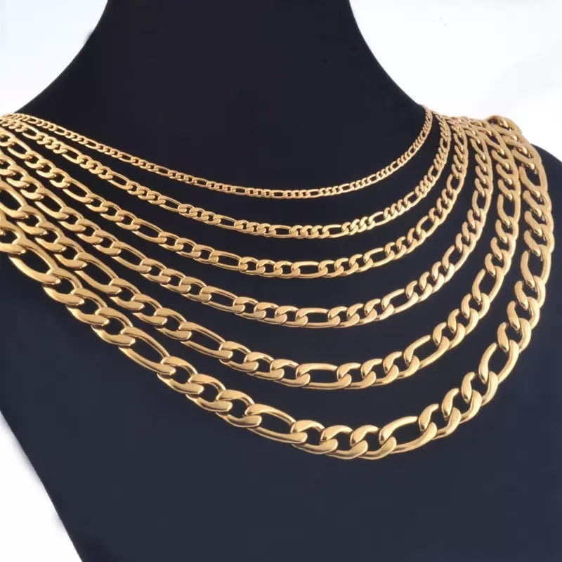 Gold Figaro 5mm Chain - ROCKmint