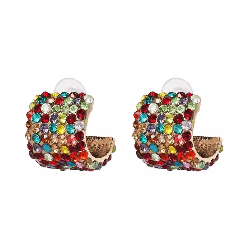 Rainbow shiny Earrings