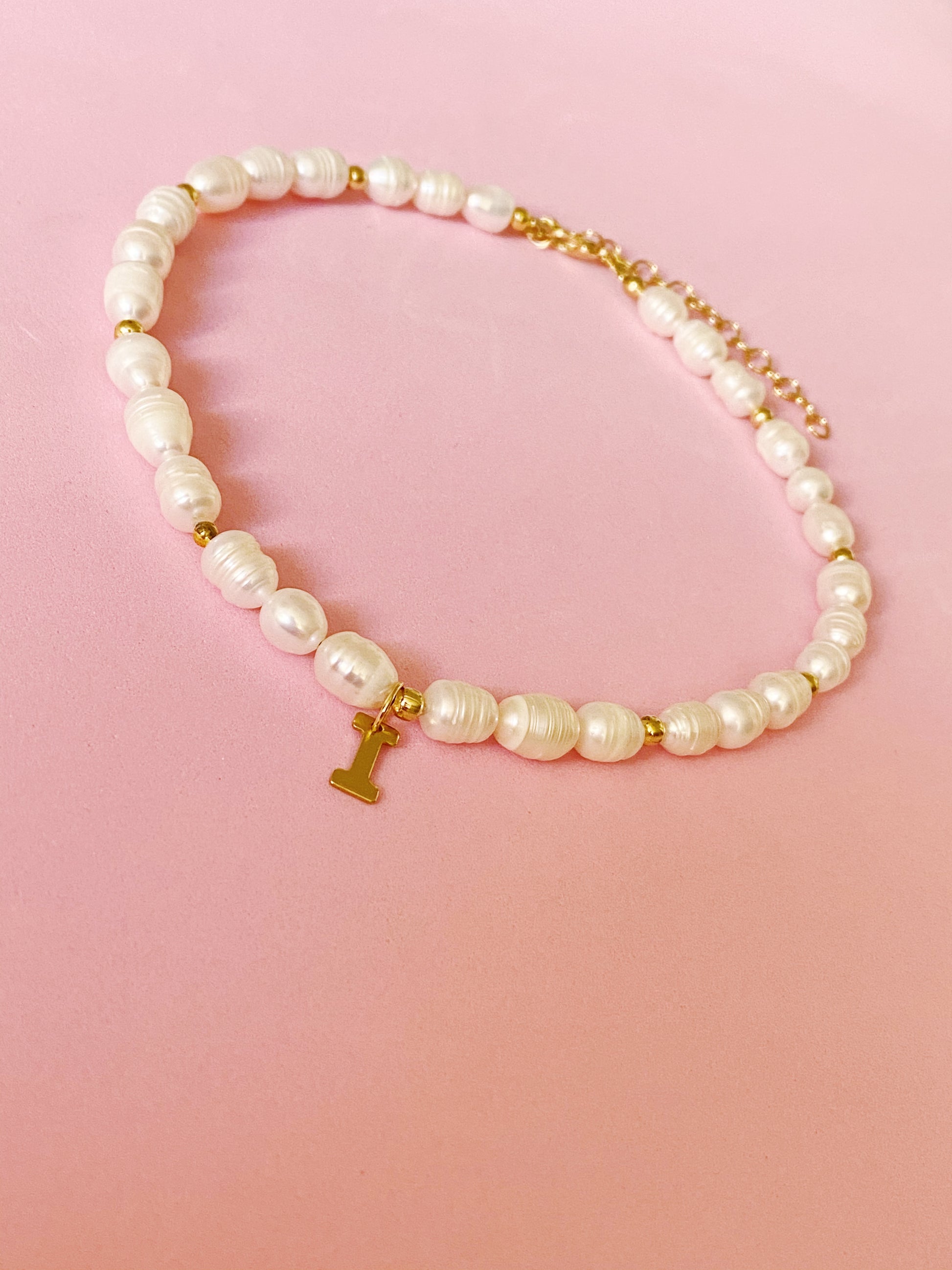 Basic Pearl Choker con o sin inicial - ROCKmint