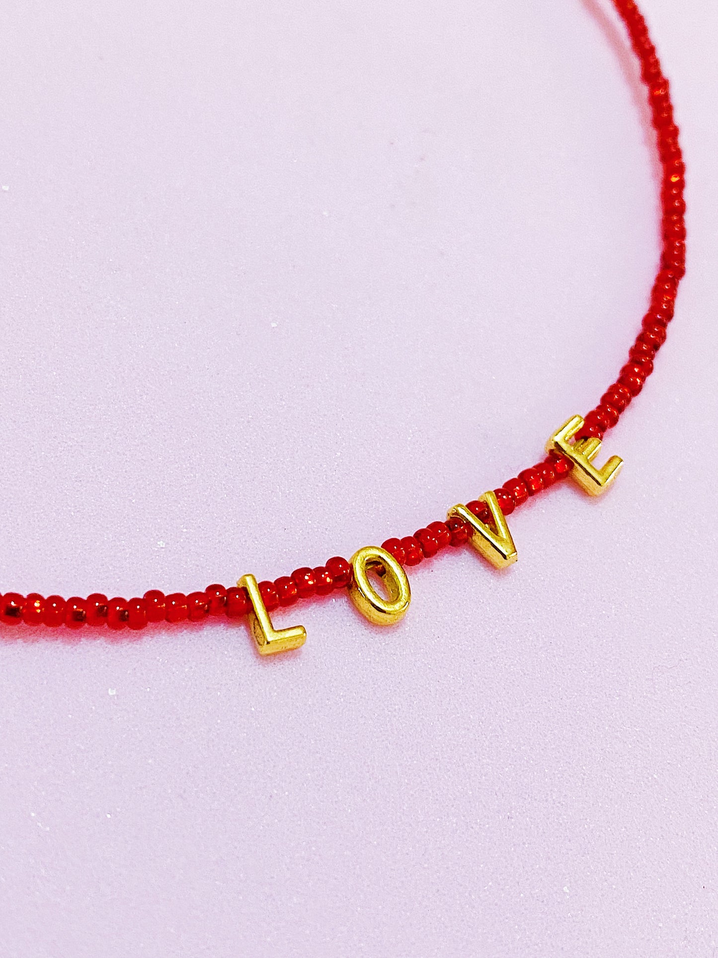 Love Red Necklace
