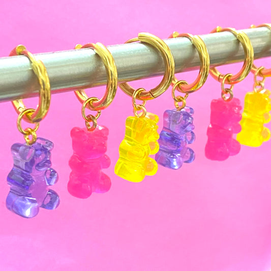 Gummy Bears Pink Hoops - ROCKmint