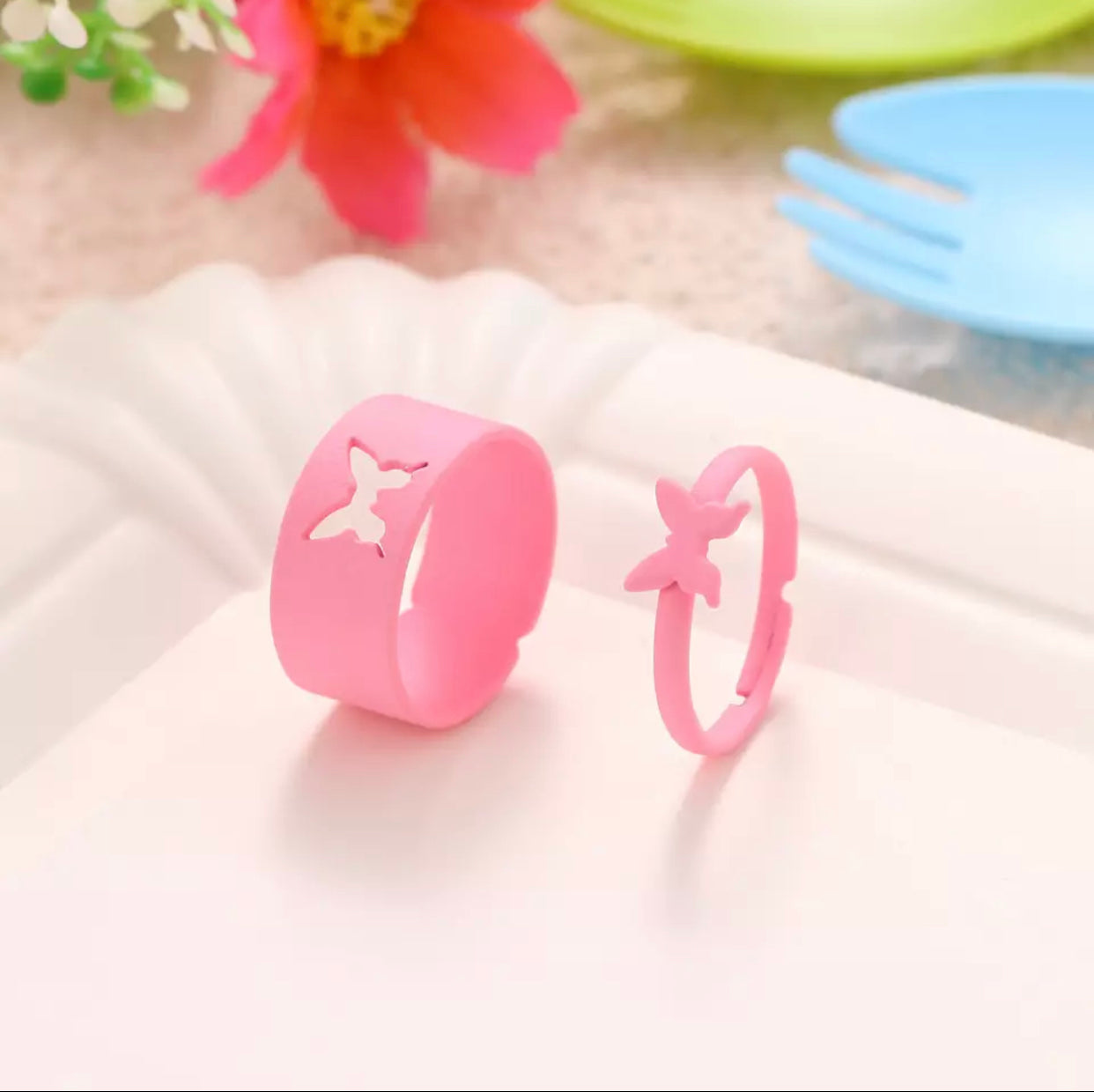Bff Pink Fly Ring - ROCKmint