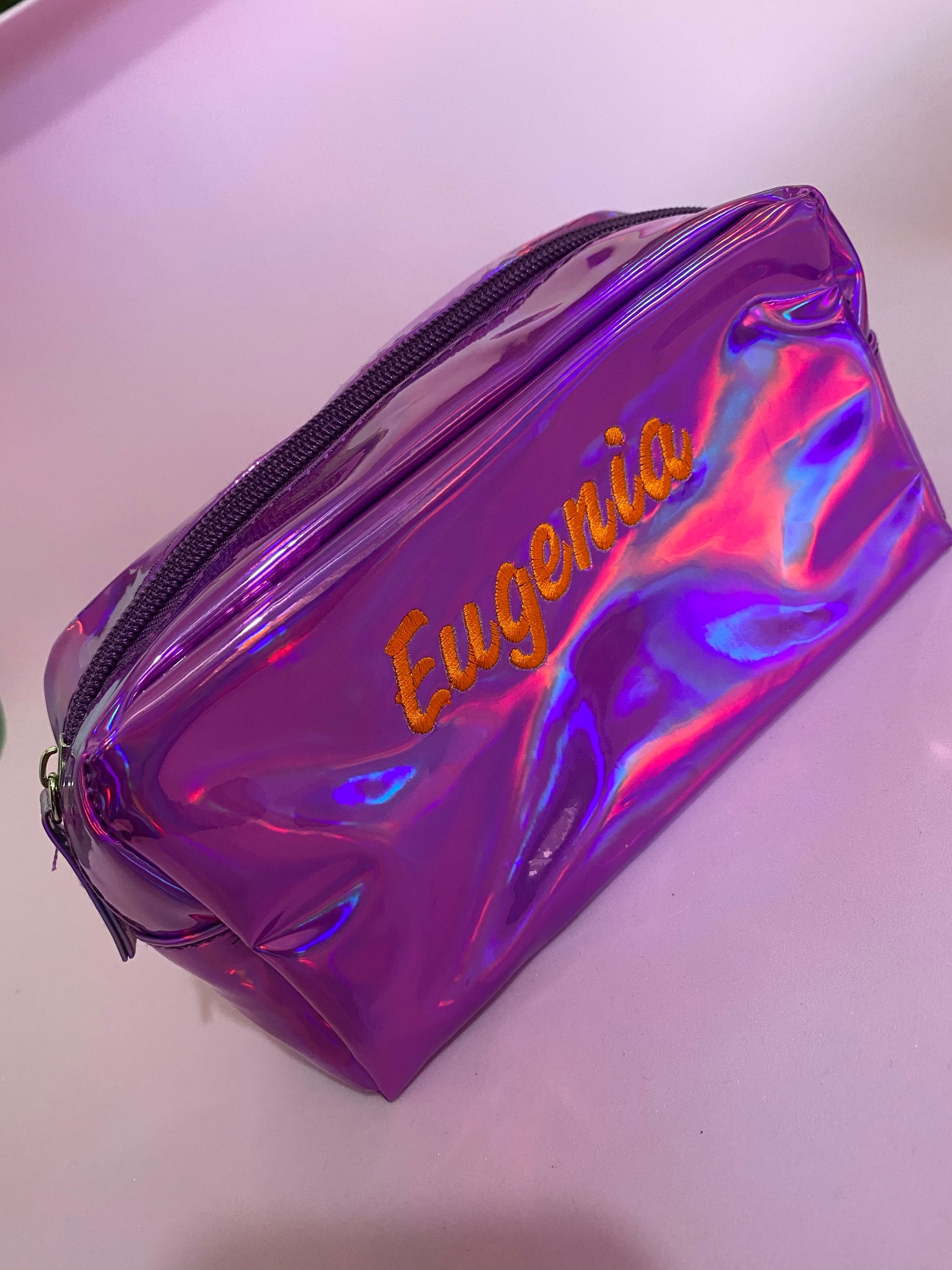 Custom Purple Makeup Bag - ROCKmint