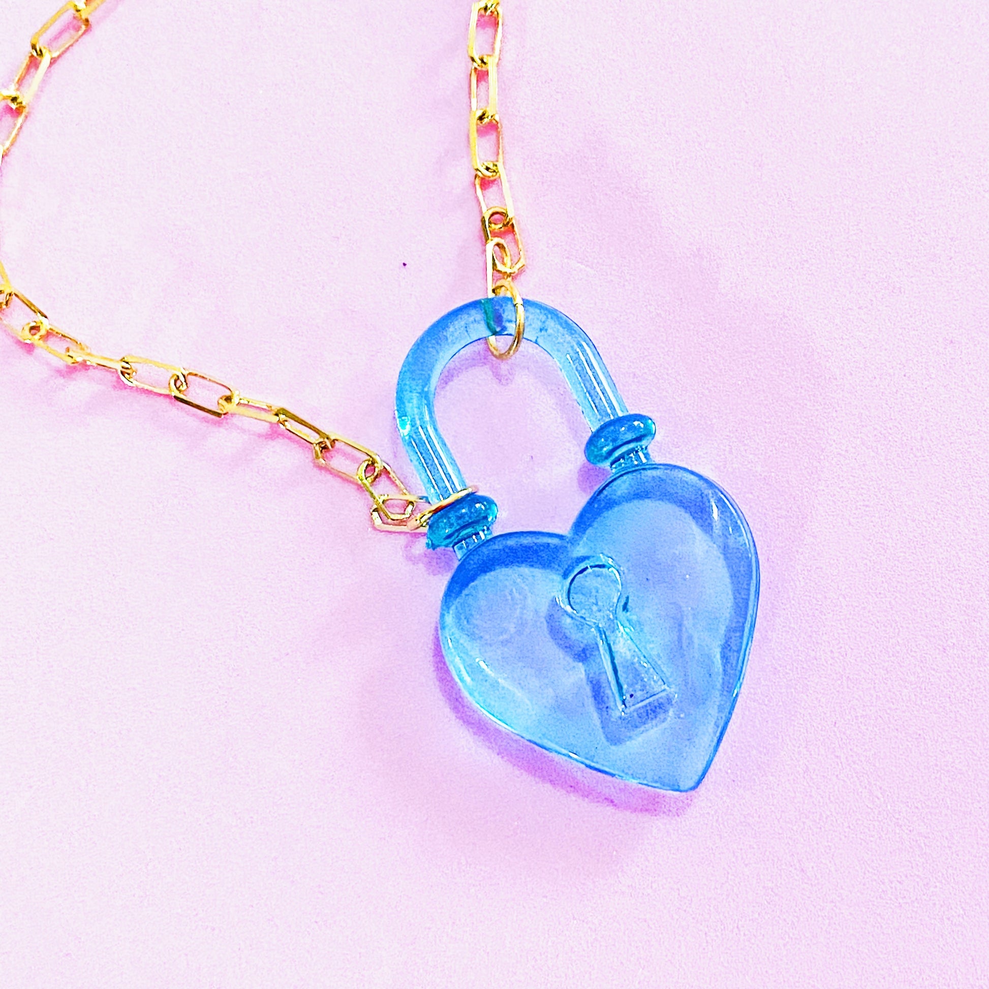 The Lock Of My Heart B Necklace - ROCKmint
